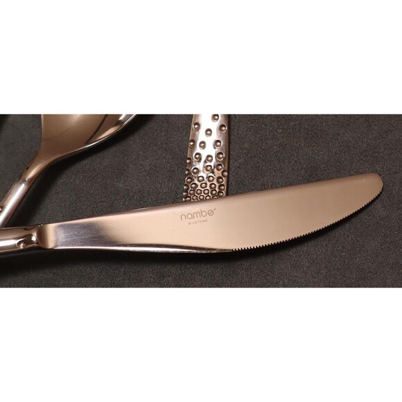 Nambe Dazzle Dinner Knives (6) Stainless Flatware - Picture 4 of 4